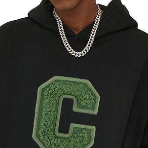 เสื้อฮู้ดดี้ปักลายเชนิลล์สำหรับผู้ชายแบบใหม่ ผ้าฝ้าย 100% สั่งทำพิเศษ ป้องกันรอยยับ ระบายอากาศได้ดี เป็นมิตรกับสิ่งแวดล้อม คุณภาพสูง แบบยาว - Product Image 3