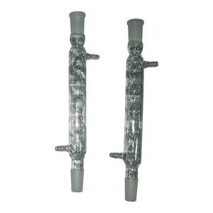 Condenseur Allihn Borosilicate avec connecteur en verre Borosilicate de laboratoire 3.3 verre paroi lourde longueur efficace appareil radiculaire - Product Image 6