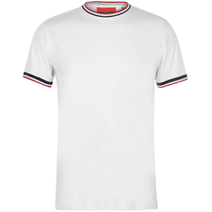 Qualité supérieure 100% coton femmes surdimensionné en détresse T-Shirts ample décontracté goutte épaule manches courtes T-shirt uni - Product Image 1