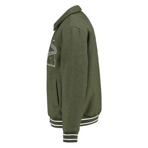 Veste universitaire pour homme, logo personnalisé, motif lettres, broderie hiver, streetwear décontracté - Product Image 3