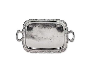 Bandeja Ovalada de Latón Estilo Árabe Hecha a Mano de Alta Calidad, Reutilizable y Decorativa para Servir Alimentos - Product Image 5