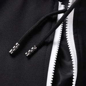 Traje de entrenamiento cortavientos de dos piezas a la moda para hombre, ropa de calle de manga larga, traje cortavientos para hombre - Product Image 5