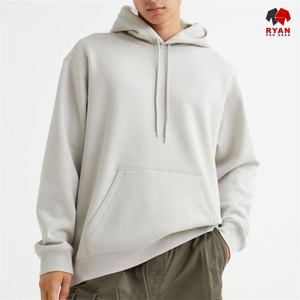 Sweat à capuche pour homme personnalisé Ryan Pro Gear avec logo personnalisé sur le devant, tissu en molleton 100% coton, respirant, décontracté, vêtements d'hiver, ODM - Product Image 1