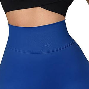 New Arrived Women's Gym <b>Shorts</b> with Trending Style Pure Quality Private Label Elastic Waist Washed <b>Technics</b> Logo Decoration - Product Image 3