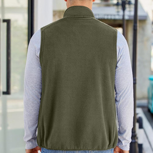 Veste polaire brodée personnalisée avec impression de logo Veste sans manches chaude d'hiver pour l'extérieur Streetwear Fourniture d'usine OEM - Product Image 5