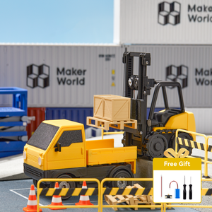 CyberBrick Officiel : Chariot élévateur et camion télécommandés pour enfants de 8 à 13 ans – Jouet éducatif électrique prêt à l'emploi avec télécommande - Product Image 3