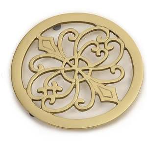 Luxury Aluminum <b>Matte</b> Gold Trivet Non-Slip Metal Top for Heat Resistant Pan Hotpot Kitchen Dining <b>Table</b> Protection for Home Use - Product Image 6