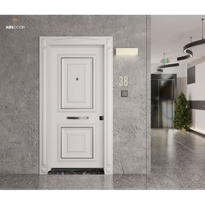 Puerta Exterior de Madera con Detalles en Relieve Personalizables ABSDOOR BARON, Seguridad Superior, Artesanía Elegante, Venta Directa, Turquía - Product Image 6
