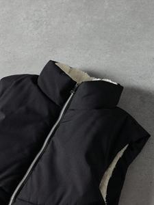 Professionnel fabrique hommes hiver vestes sans manches produits les plus vendus coupe-vent épais gilet bouffant pour homme Service OEM - Product Image 2