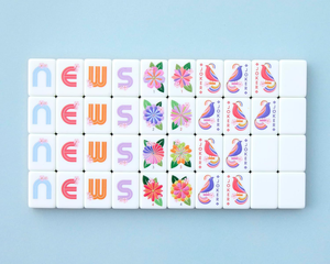 กระดานไพ่นกกระจอกอะคริลิคแบบกำหนดเอง 160 ชิ้น สิงคโปร์ อเมริกา มาเลเซีย ความบันเทิงแบบตะวันตก กระดานไพ่นกกระจอก - Product Image 5