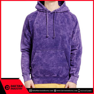 Sudadera con Capucha de Terciopelo Vintage Unisex Extra Grande, 100% Algodón, Lavado Ácido, de Alta Calidad, con Logotipo Personalizado OEM 2024, Resistente al Viento, para Invierno - Product Image 4