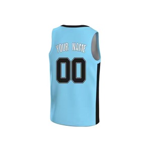 Equipo de logotipo de sublimación con números 100% poliéster secado rápido bordado baloncesto ropa deportiva malla niño deportes Jersey - Product Image 1