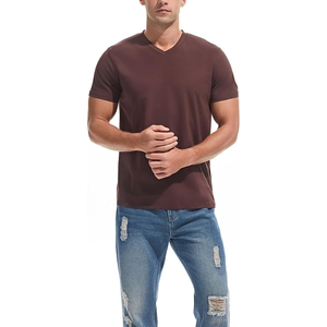 เสื้อยืดคอกลม/ไหล่ตกเข้ารูปแบบลำลองของผู้ชาย, เสื้อยืดคอกลมแขนสั้นผ้าฝ้าย100% นุ่มน้ำหนักเบา - Product Image 2