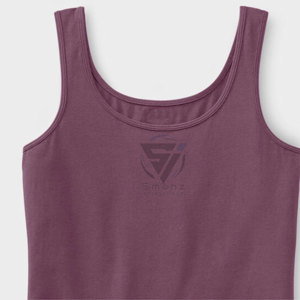 Diseña Tu Propia Camiseta de Tirantes Personalizada para Mujer 2024, Mejor Precio, Tejido Satinado Transpirable de Secado Rápido, Bordado 3D, Color Sólido, Verano - Product Image 6