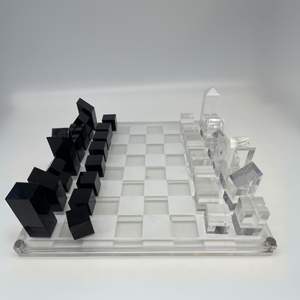 Set di <span class=keywords><strong>Scacchi</strong></span> Professionale di Grandi Dimensioni con Scacchiera di Lusso in Acrilico - Product Image 1