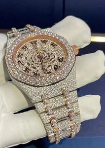 นาฬิกาข้อมือสุดหรูหน้าปัดลายโครงกระดูกประดับเพชรในห้องทดลอง - Product Image 3