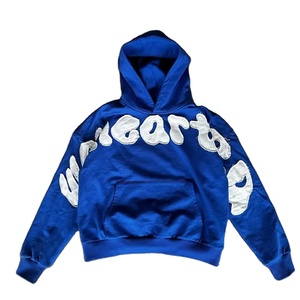 Best Price Low MOQ Custom Manufacturer <b>Men</b> Boxy Fit <b>Pullover</b> <b>Men</b> Hoodies Distressed Embroidery Unique Design Autumn Winter Wear - Product Image 1