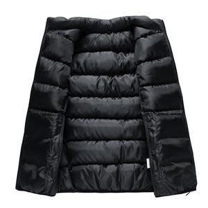 Veste matelassée légère en polaire à fermeture éclair de la marque Duck Puffer, vente chaude, veste d'hiver décontractée pour hommes et femmes, personnalisable - Product Image 2