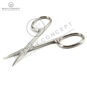 Tijeras personalizadas para cutículas, concepto de belleza, manicura sostenible al por mayor, tijeras para cutículas curvas rectas y afiladas, herramientas para uñas OEM - Product Image 3