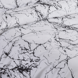 Bán buôn đá cẩm thạch hiện đại in 4 cái Duvet cover Set 100% sợi nhỏ 300tc thân thiện với môi mềm bền thoải mái tùy chỉnh - Product Image 2