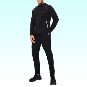 High Quality Full Zip Training Tracksuit Men Plain Jogging Suits Men Custom logo <b>Flexible</b> Tracksuit for Men - Product Image 1