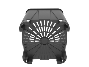 Pots de pépinière carrés en plastique de la série MCF avec fond de grille et pieds surélevés Matériau en PP pour la culture de baies et de plantes - Product Image 3