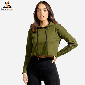 ชุดวอร์มครอปท็อปแบบมีฮู้ด ดีไซน์สั่งทำพิเศษสำหรับผู้หญิง ชุดสเวตเตอร์ถักแบบสวมใส่สบาย กางเกงจ็อกเกอร์ ฤดูหนาว 2025 ชุดครอปท็อปแบบมีฮู้ดสั่งทำพิเศษ - Product Image 1