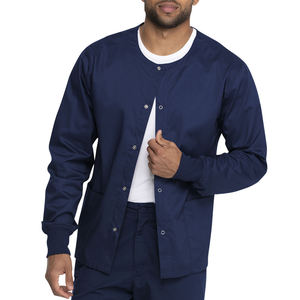 Chaqueta Médica con Cierre Frontal para Hombre, con Tela Elástica de Spandex, Secado Rápido y Transpirable, Uniformes Médicos de Alta Calidad para Enfermeros - Product Image 5