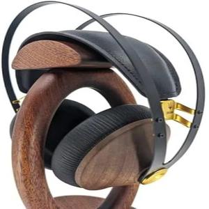 Support de casque en bois en forme d'anneau cadeau parfait pour les amateurs de musique Audio grand quai pour écouteurs montures et supports de station de musique - Product Image 2