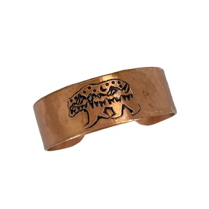 2022 mexique zircone bijoux lourd large mixte métal cuivre manchette pur cuivre thérapie magnétique bracelet coloré torsion Bracelet - Product Image 6