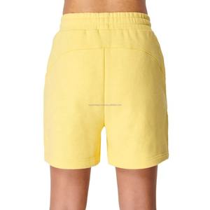 กางเกงขาสั้นผู้หญิงกางเกงขาสั้นผ้าคอตตอนสีพื้นลำลองสำหรับฤดูร้อนกางเกงขาสั้นหลวมเอวสูงสำหรับเด็กผู้หญิงกางเกงขาสั้นเย็นนุ่มสำหรับผู้หญิง - Product Image 3