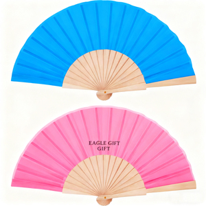 High Quality Vintage Bamboo Hand Fans Plain for DIY Sublimation Printed White Bulk Custom Wedding Favors Chinese New Year