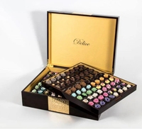 Coffrets cadeaux en bois chocolat dates Eid mubarak luxe personnalisé boîte dates ramadan moyen-orient emballage de fruits secs