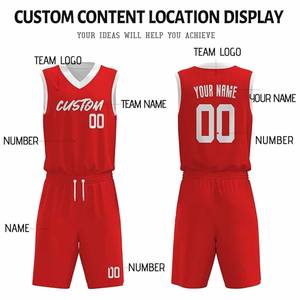 ชุดบาสเก็ตบอลแห้งเร็ว ปรับแต่งชื่อทีมและหมายเลขได้ เสื้อเจอร์ซีย์และกางเกงขาสั้นระบายอากาศ - Product Image 4