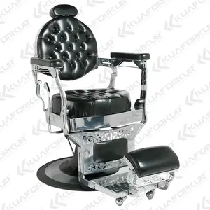 Hair Salon Hydraulic Pump Barber Chair Reclining Silver Chair Barber Barbershop Equipment Kids Chair Manufacturer