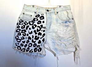 กางเกงยีนส์ขาสั้นทรงวินเทจ - Product Image 2