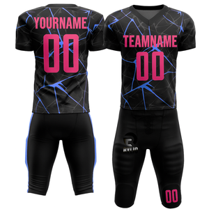 Conjunto de uniforme de fútbol americano personalizado para hombre, camisetas y pantalones transpirables de sarga para equipo, ropa deportiva - Product Image 4
