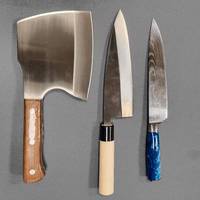 Couteau de boucher forgé en acier inoxydable robuste, hachette à os de bœuf, couteau à découper avec manche en bois, couteaux de boucher spéciaux