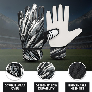 Guantes de Portero de Alta Calidad, Guantes Deportivos Profesionales de Fútbol, Cómodos, con Diseño de Logotipo Personalizado, Protección para los Dedos, de Látex - Product Image 2