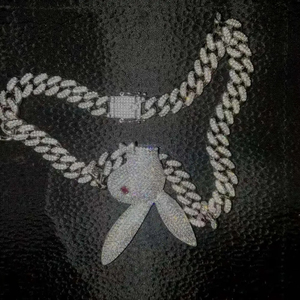 Pendentifs fins Hip Hop personnalisés pour hommes et breloques diamant de dessin animé en or unique avec testeur glacé VVS Moissanite pour les fêtes - Product Image 5