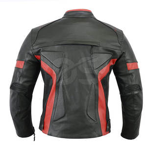 Blouson de moto en cuir de vache de haute qualité, respirant, séchage rapide, tissu durable, protection de sécurité pour la conduite en hiver - Product Image 4