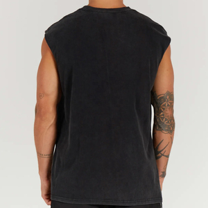 Débardeur imprimé avec logo personnalisé 100% coton pour hommes Débardeur Slim Fit à prix de gros pour hommes - Product Image 2