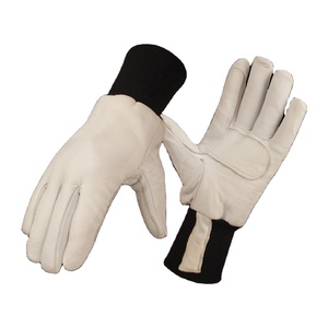 Assembly <b>Driver</b> Heavy Cold Resistant Cowhide Grain Leather Winter <b>Gloves</b> Bakery Food Grade Hot Oven <b>Gloves</b> Safety <b>Gloves</b> - Product Image 1