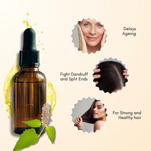 Huile essentielle de catnip pure pour les soins de beauté anti-âge avec des bienfaits nourrissants et hydratants - Product Image 2