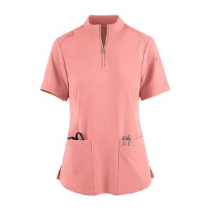 Combinaison de travail d'hôpital élégante 100% coton sur mesure OEM - Femmes et hommes Nouveau Jogger Patients Personnel Chemises de travail BY BS 2026 - Product Image 2