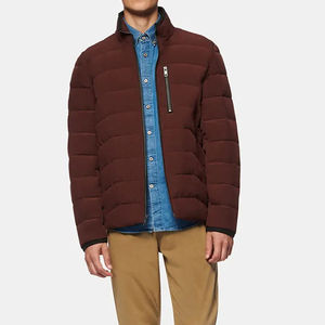 Veste matelassée en duvet de qualité supérieure pour homme avec logo personnalisé, veste d'hiver chaude pour l'extérieur, service OEM - Product Image 2