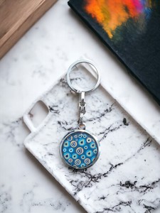 DAFNI BIG PAZAR Fashion Alloy Enamel Gold Carabiner Keychain with Unique Enamelled Tips and 3D Shape Embossing Printing - Product Image 6