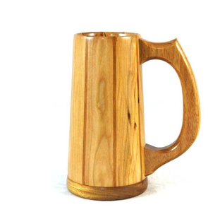 Article cadeau décoratif pour la maison tasse en bois avec poignée tasse à bière conception unique tasse en bois au meilleur prix d'usine - Product Image 2
