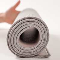 Tapis antidérapant CAREWATCH éco-responsable, minimaliste, fabriqué à la machine, en matériau PER, pour salon, adapté aux animaux domestiques, gris violet, 120x90x0.6cm