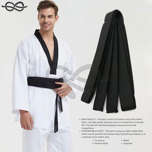 เข็มขัดคาราเต้อุปกรณ์ศิลปะการต่อสู้แบบกำหนดสีเองเข็มขัดคาราเต้คาราเต้/คาราเต้/ยูโด - Product Image 6